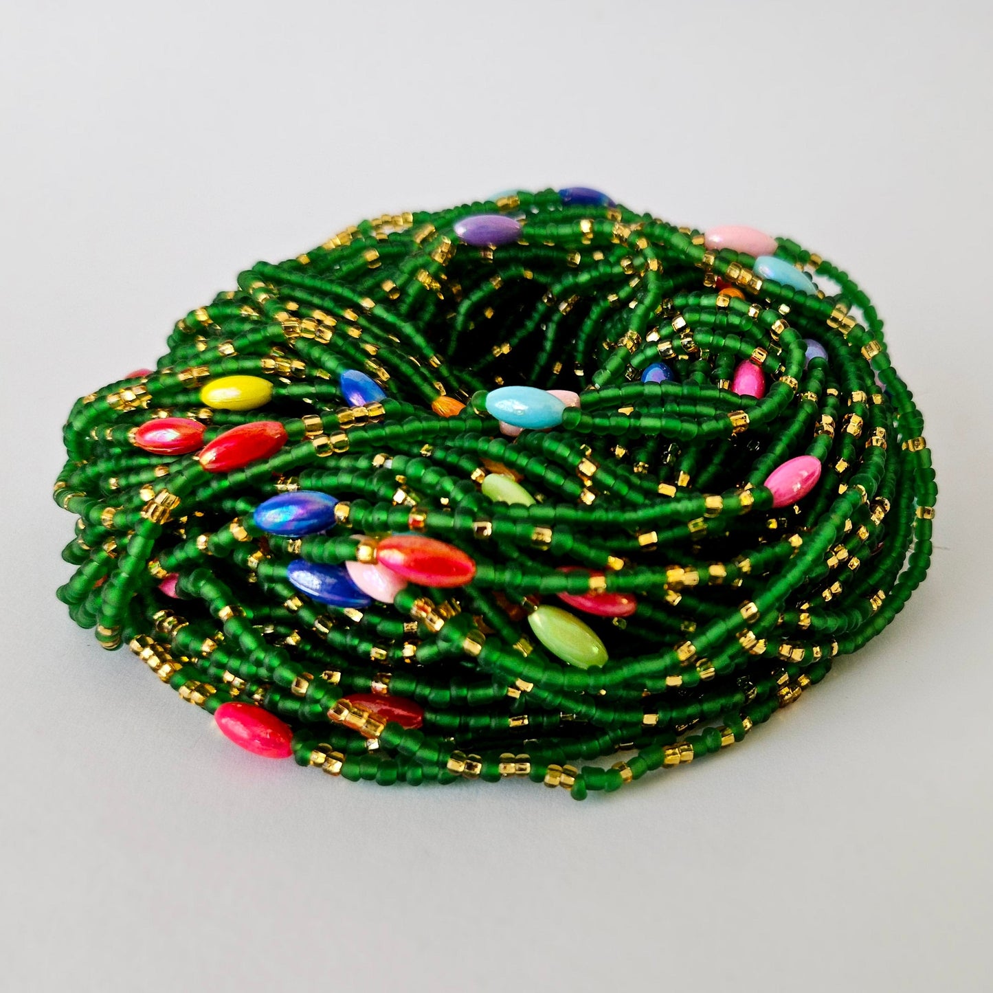 Prosperity Green Waistbeads