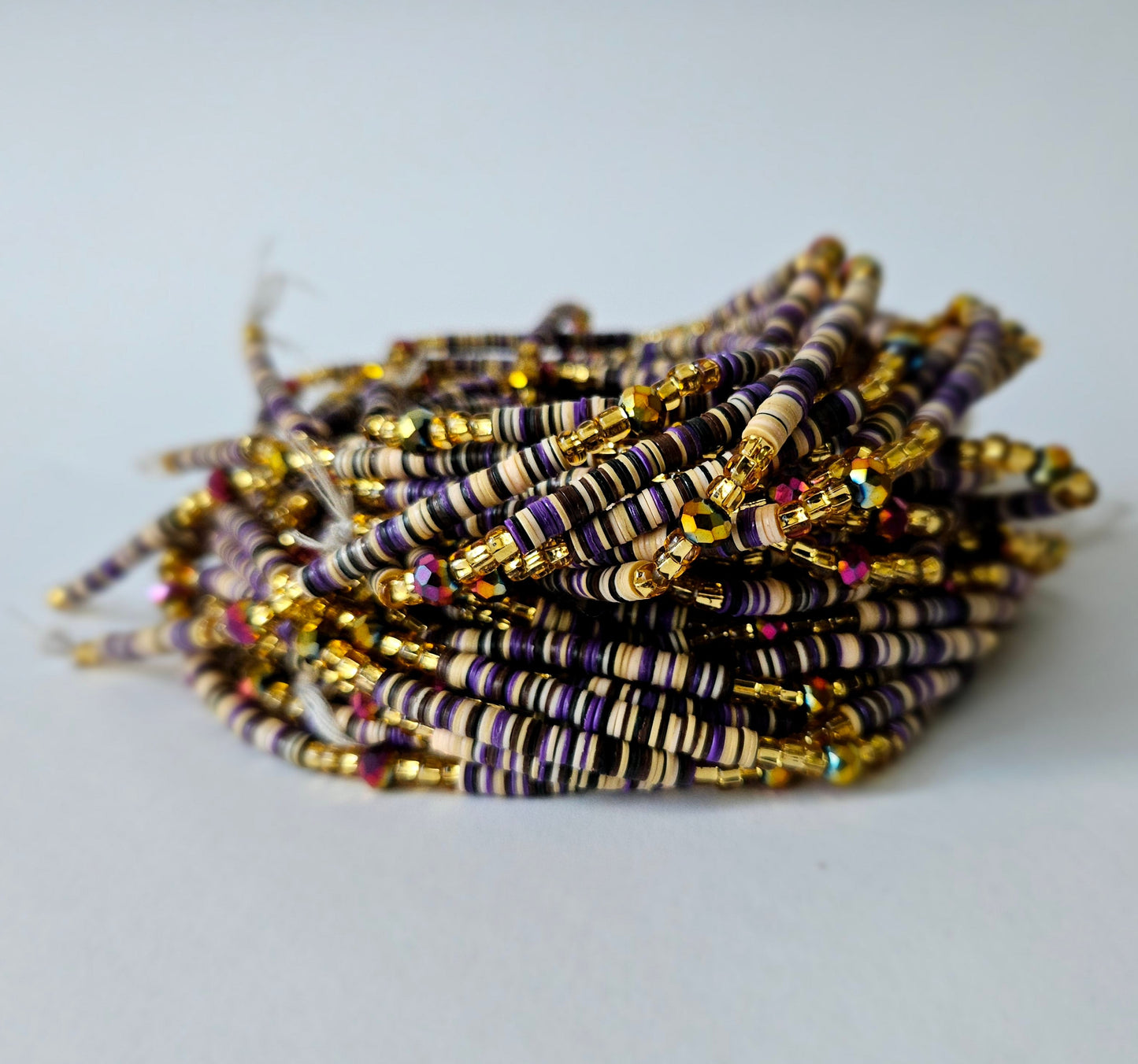 Nsoromma Kente waistbeads: Een Hemel op Je Heupen!