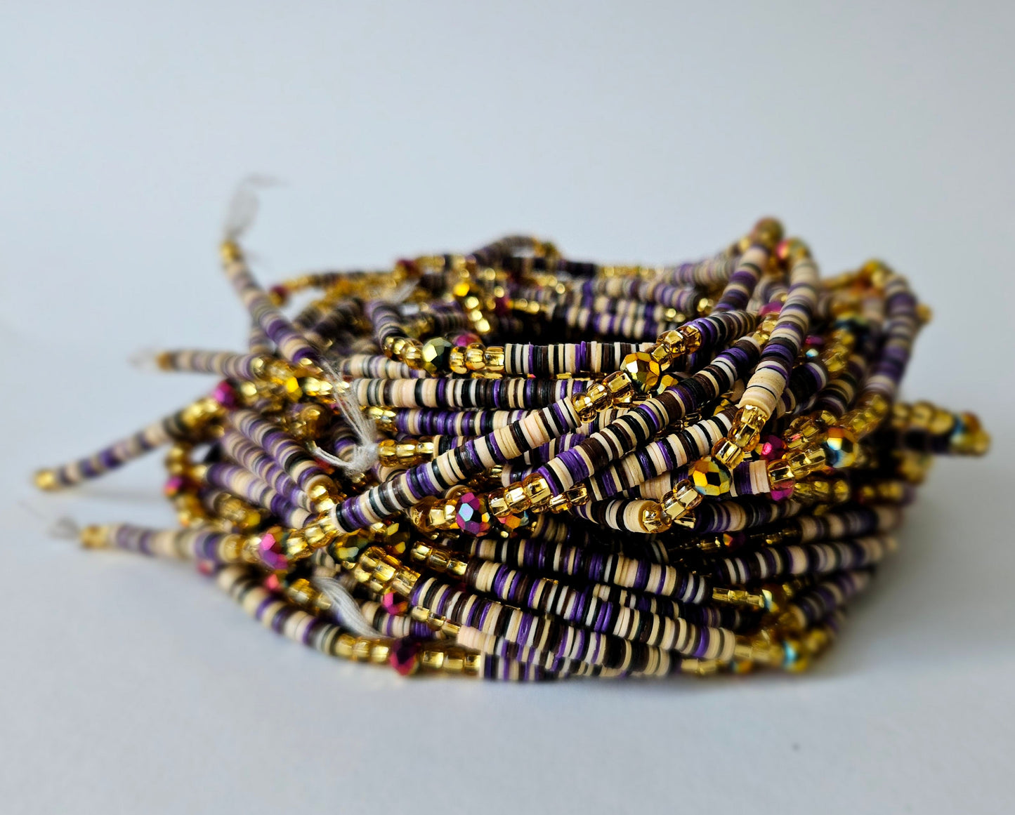 Nsoromma Kente waistbeads: Een Hemel op Je Heupen!