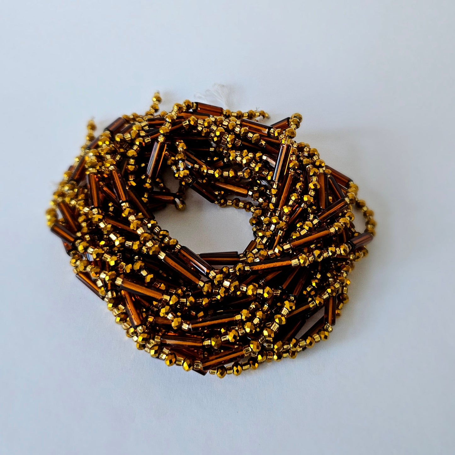 Brown Gold Waistbeads