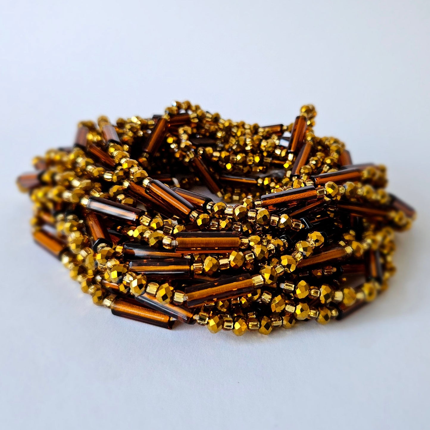 Brown Gold Waistbeads