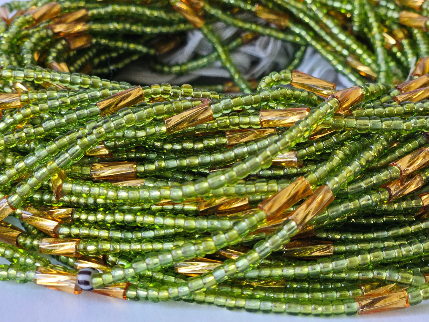 Green Oshun Waistbeads