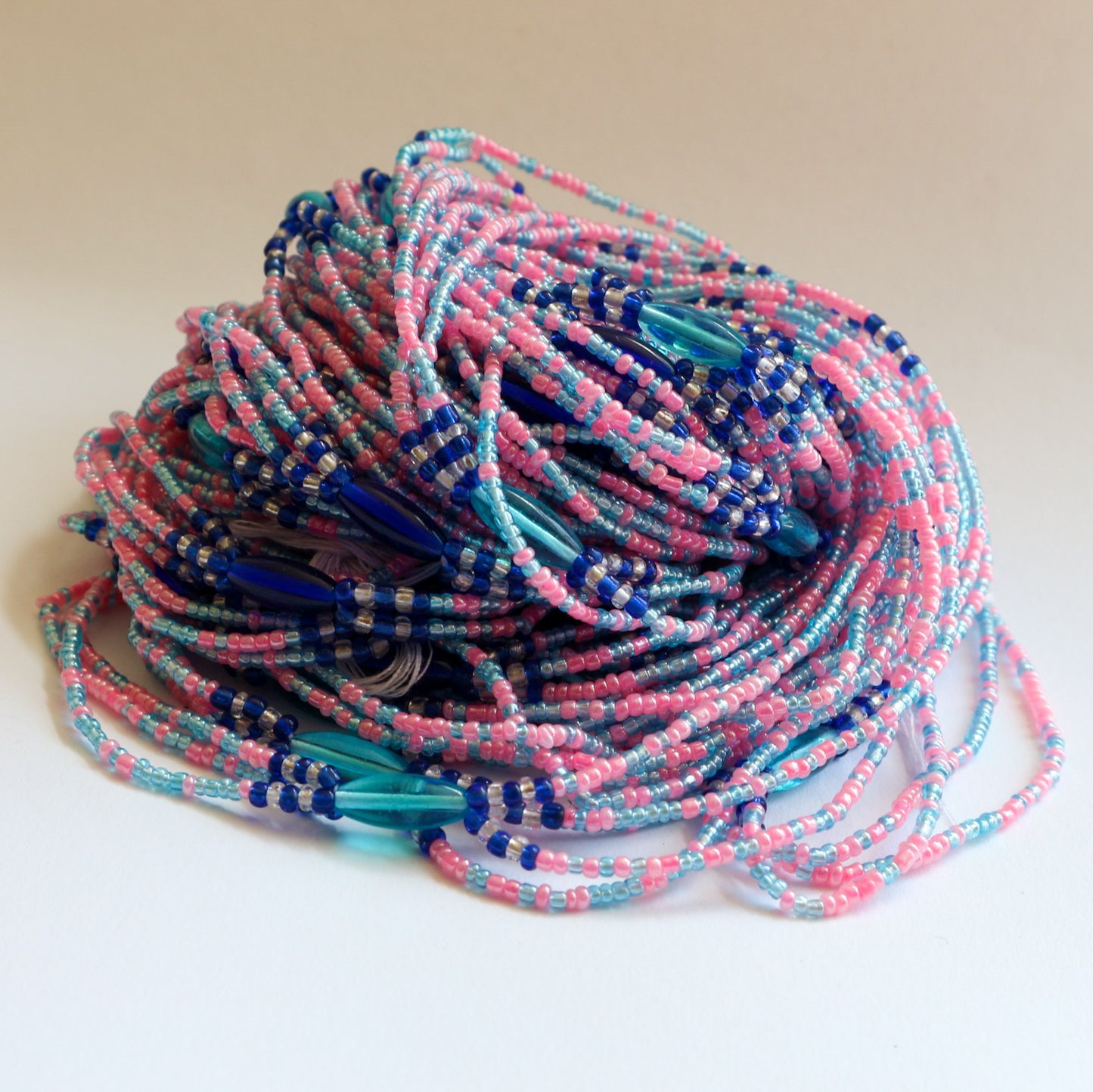 Blue & Pink Manifestation Waistbeads